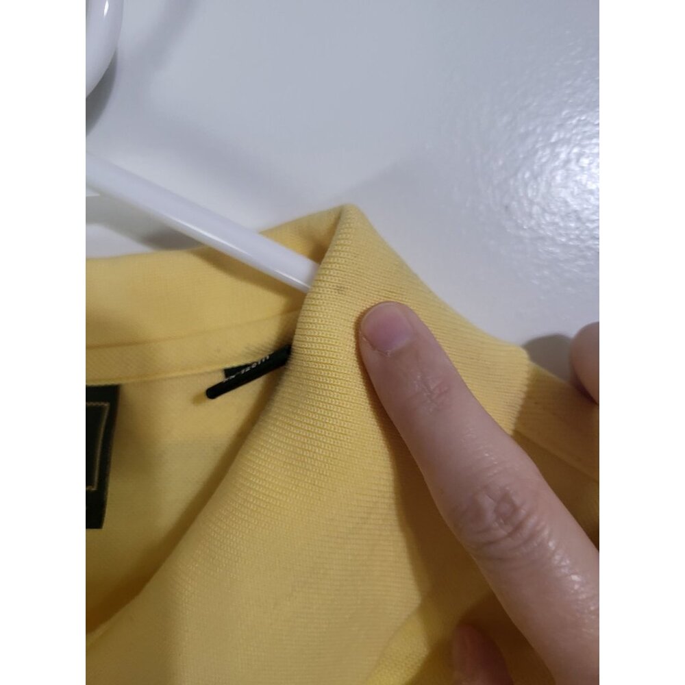 Masters Collection Shirt Men's Large Pima Cotton Yellow Golf Polo Augusta - Picture 8 of 10